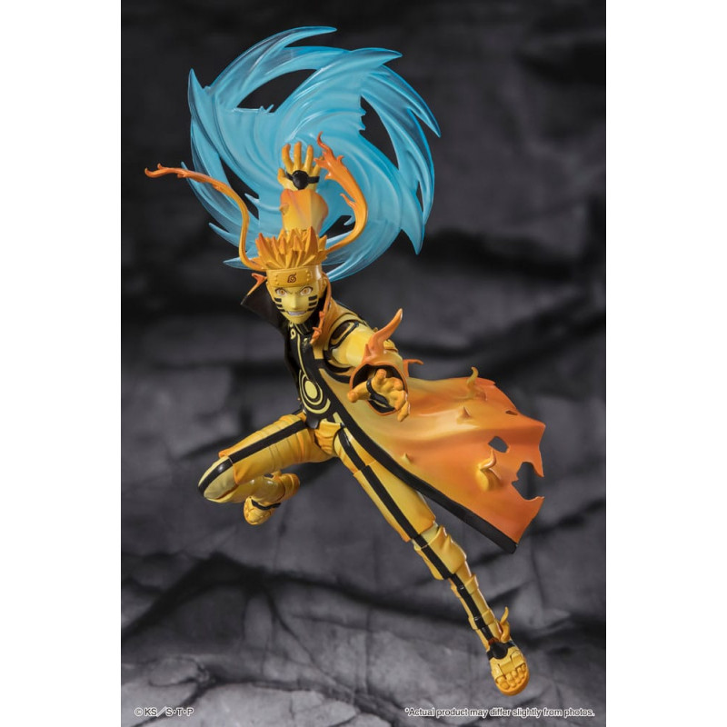 Naruto S.H. Figuarts Naruto Uzumaki (Kurama Link Mode) - Courageous Strength That Binds - 15 cm