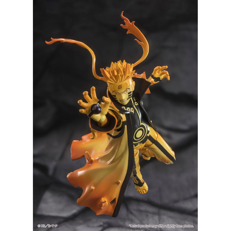 Naruto S.H. Figuarts Naruto Uzumaki (Kurama Link Mode) - Courageous Strength That Binds - 15 cm