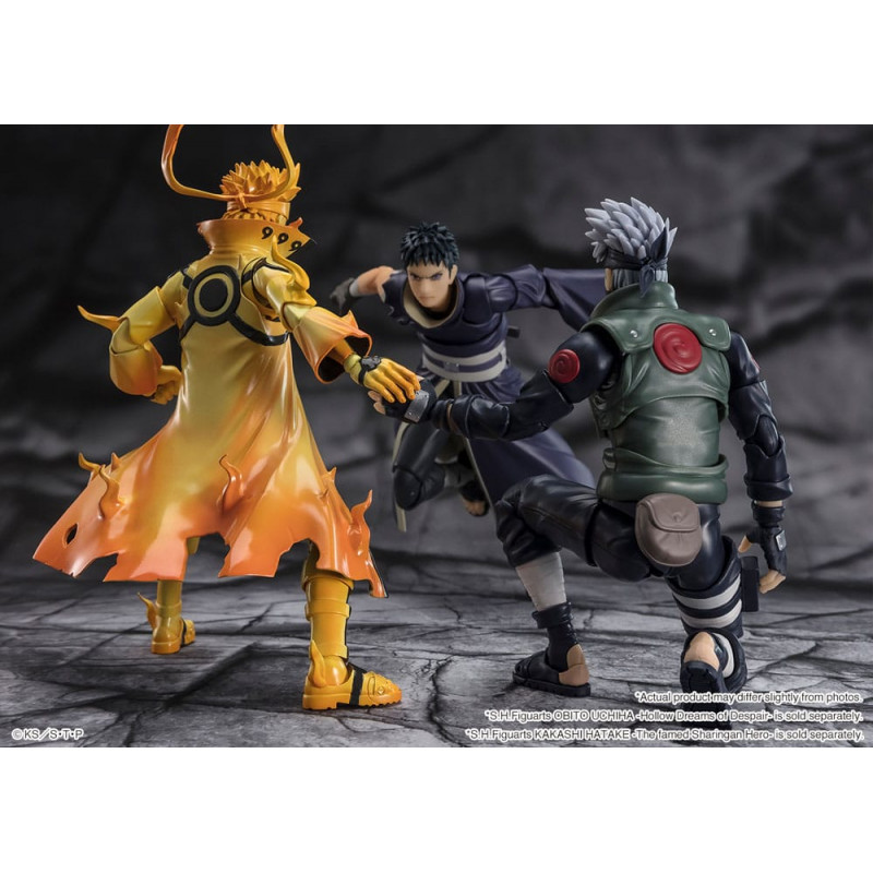 Naruto S.H. Figuarts Naruto Uzumaki (Kurama Link Mode) - Courageous Strength That Binds - 15 cm