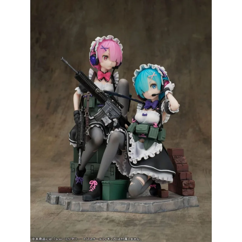 Re:Zero Starting Life in Another World 1/7 Ram Military Ver. 20 cm