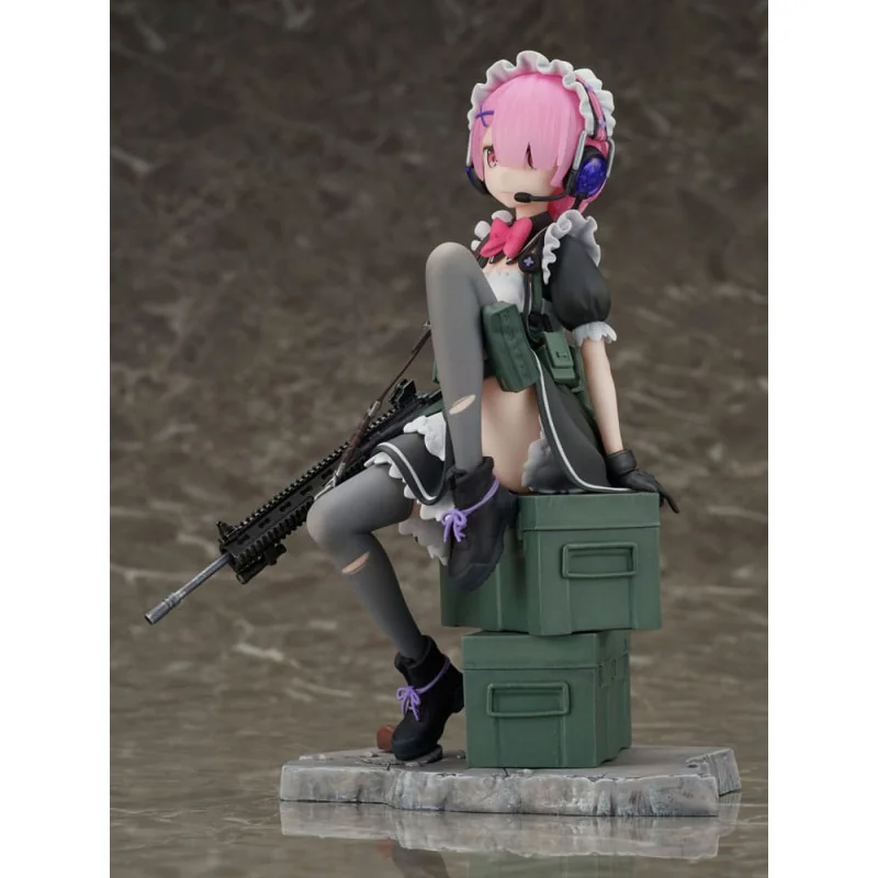 Re:Zero Starting Life in Another World 1/7 Ram Military Ver. 20 cm