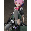 Re:Zero Starting Life in Another World 1/7 Ram Military Ver. 20 cm