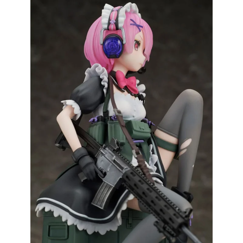 Re:Zero Starting Life in Another World 1/7 Ram Military Ver. 20 cm