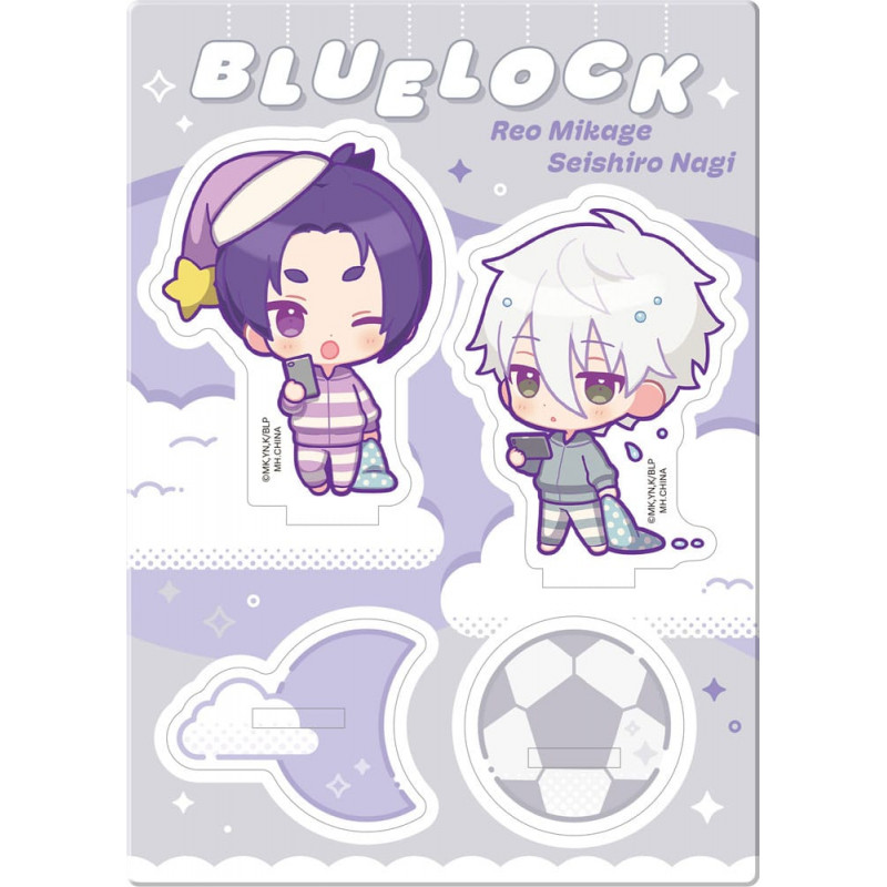 Blue Lock acryl Stand Buddycolle Good Night Ver. 3 Seishiro Nagi & Reo Mikage 14 cm