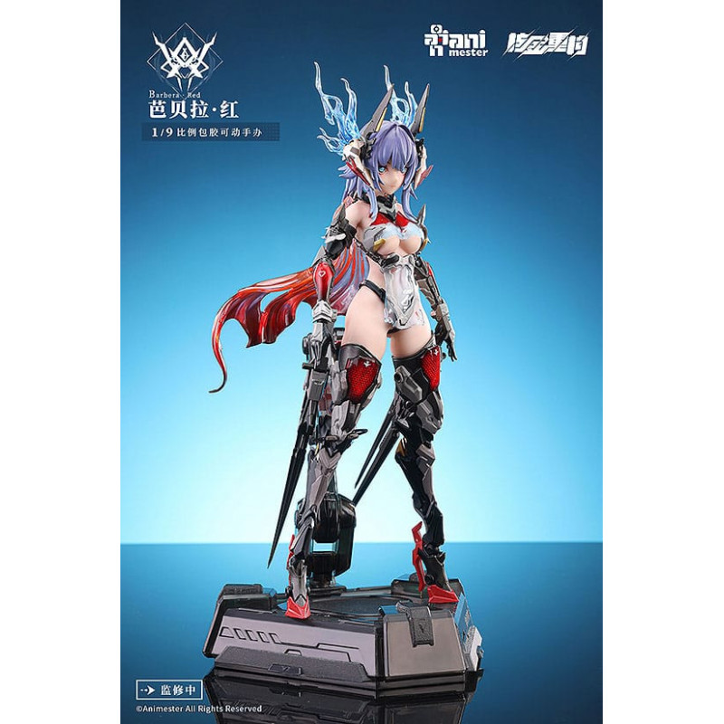 Original Character Figure Plastic Model Kit Alloy Articulated Assemblable Model Thunderbolt-Barbera Red 21 cm