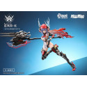 Original Character Figure Plastic Model Kit Alloy Articulated Assemblable Model Thunderbolt-Barbera Red 21 cm