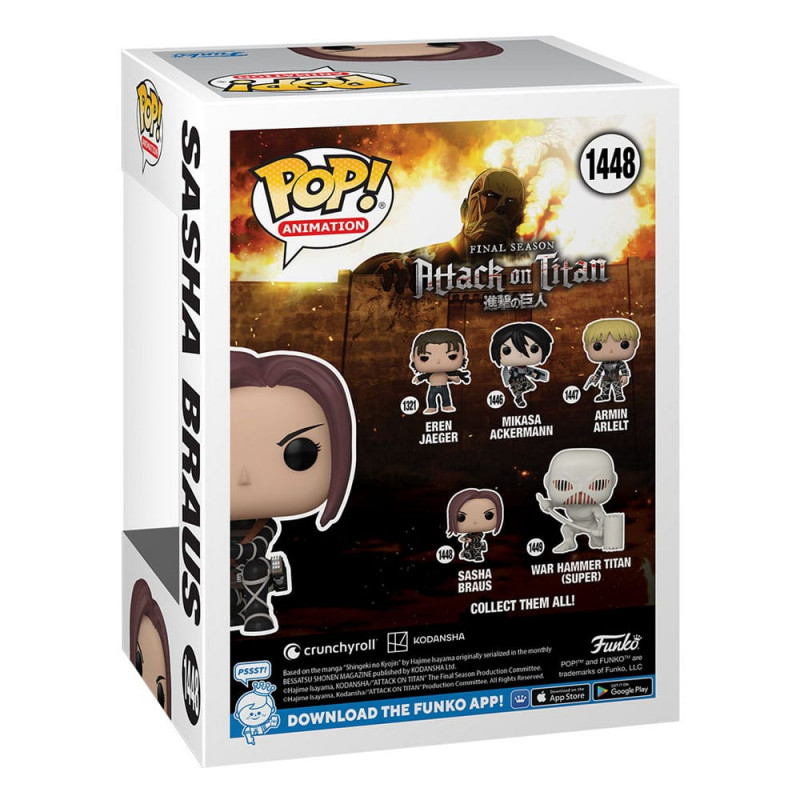 Attack on Titan POP! Animation Vinyl figurine Sasha 9 cm