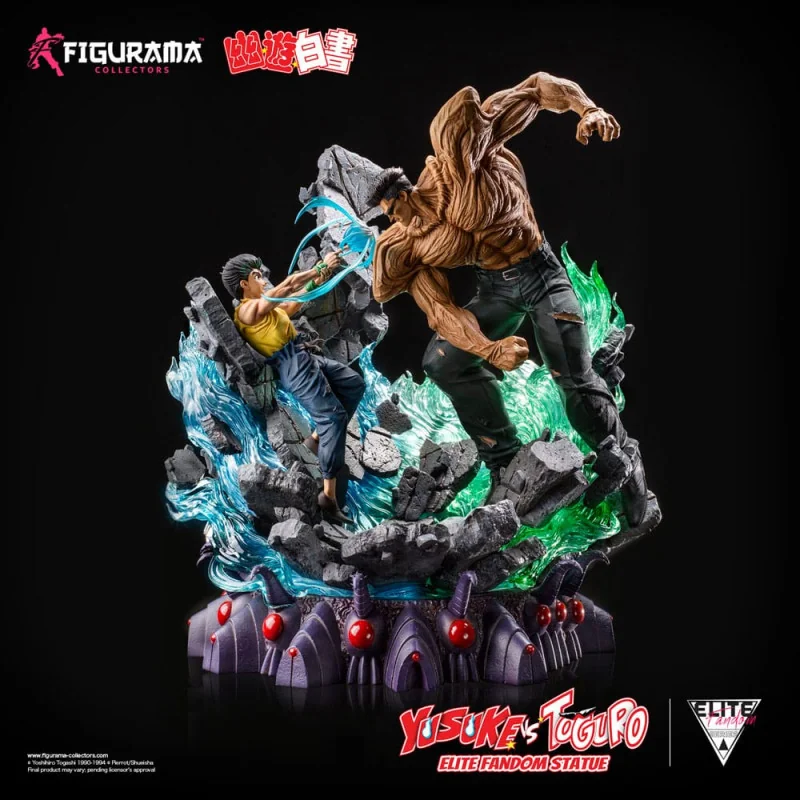 Yu Yu Hakusho statuette Elite Exclusive 1/6 Yusuke vs Toguro 59 cm