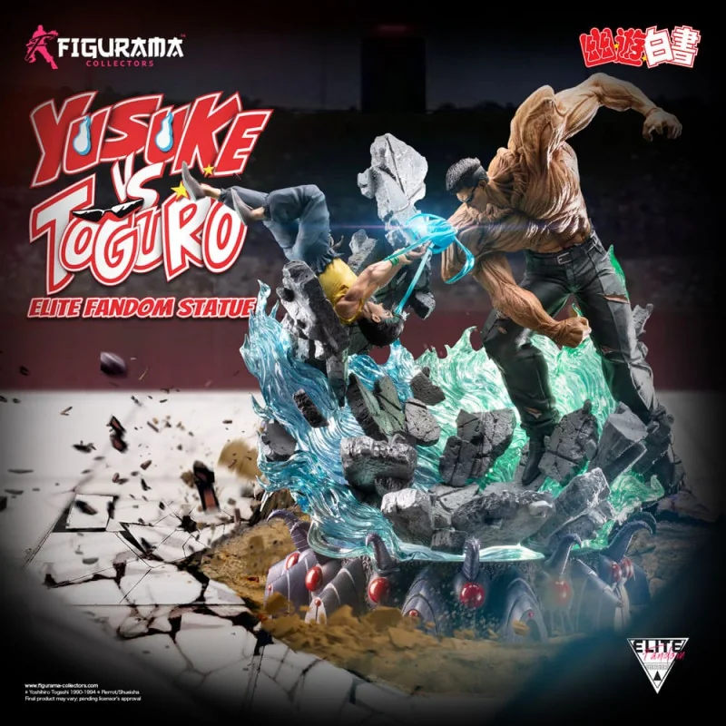 Yu Yu Hakusho statuette Elite Exclusive 1/6 Yusuke vs Toguro 59 cm