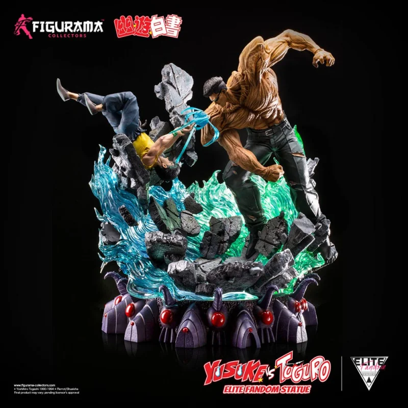 Yu Yu Hakusho statuette Elite Exclusive 1/6 Yusuke vs Toguro 59 cm