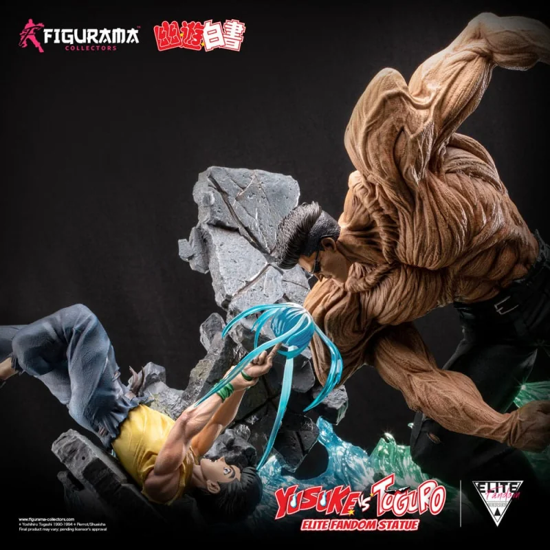 Yu Yu Hakusho statuette Elite Exclusive 1/6 Yusuke vs Toguro 59 cm