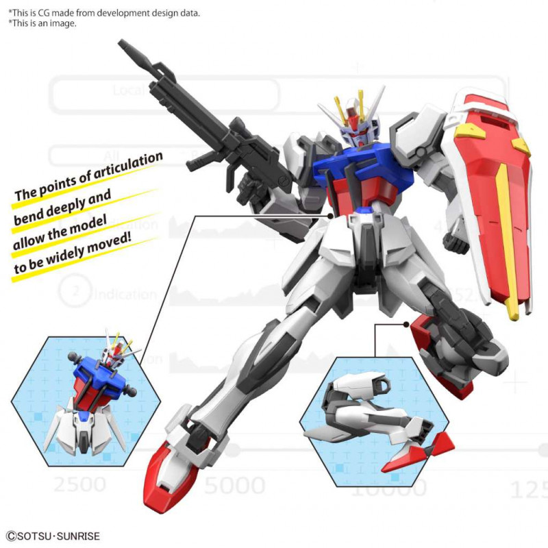Figurine articulée Bandai Gundam Gunpla Entry Grade 1/144 Nu Gundam