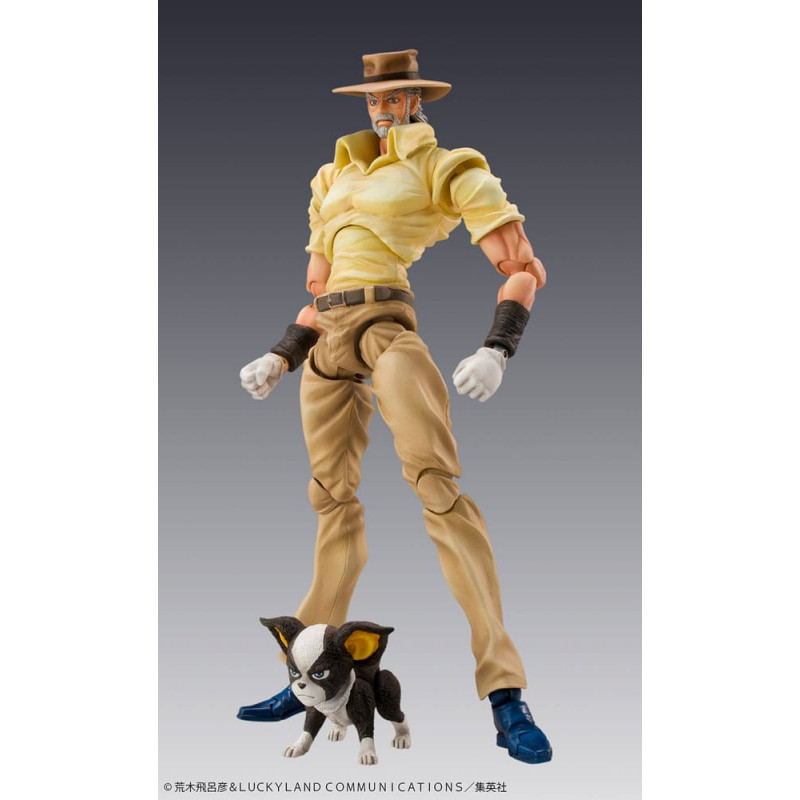 JoJo's Bizarre Adventure figurine Super Action Chozokado (Joseph Joestar & Iggy) (3rd-run) 15 cm