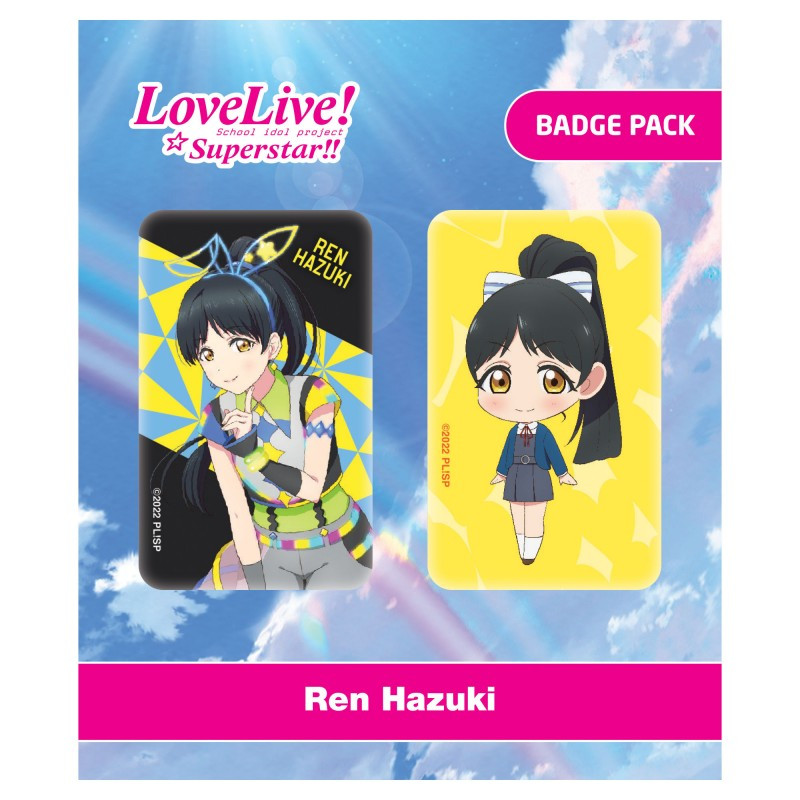 Love Live! Superstar!! - Badge Pack - Ren Hazuki