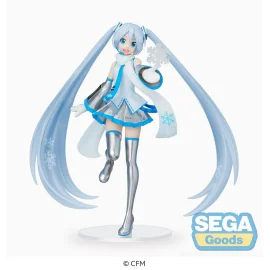 HATSUNE MIKU - Snow Miku Sky Town Ver. - Statuette Luminasta 22cm