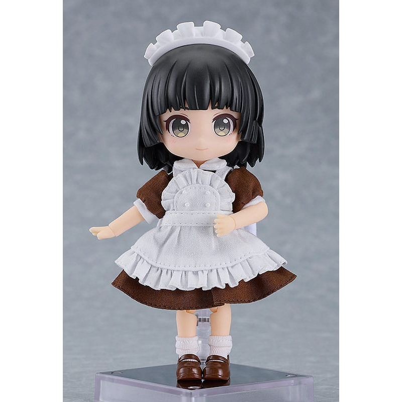 Original Character accessoires pour figurines Nendoroid Doll Outfit Set: Maid Outfit Mini (Brown)