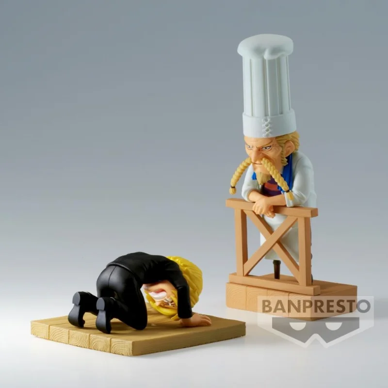 ONE PIECE - Sanji & Zeff - Figurine WCF Log Stories 8cm