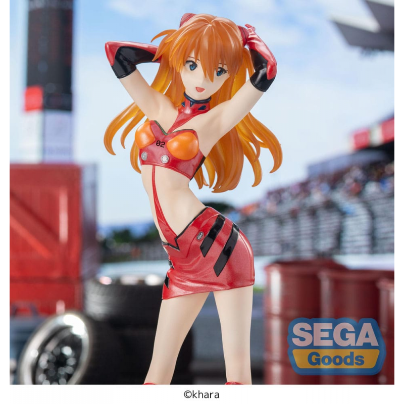 Evangelion figurine Luminasta Evangelion Racing Asuka Shikinami Langley Pit Walk 25 cm