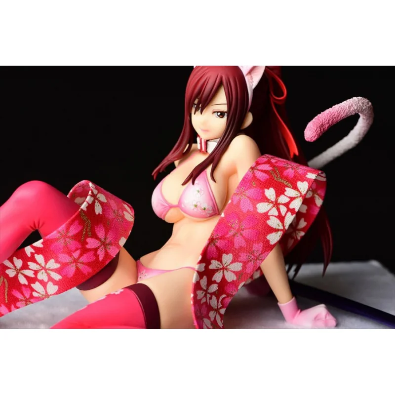 Fairy Tail figurine Erza Scarlet - Cherry Blossom CAT Gravure_Style 13 cm