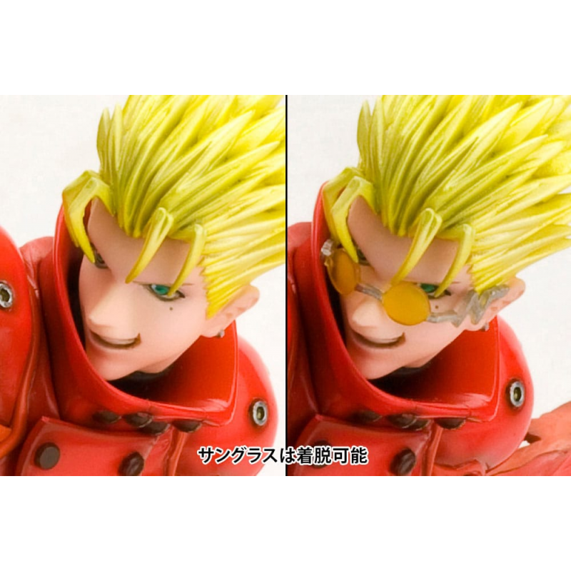 Trigun Badlands Rumble ARTFX J 1/8 Vash The Stampede Renewal Package Version 19 cm