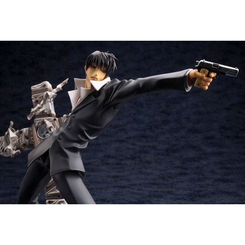 Trigun Badlands Rumble ARTFX J 1/8 Nicholas D. Wolfwood Renewal Package Version 20 cm