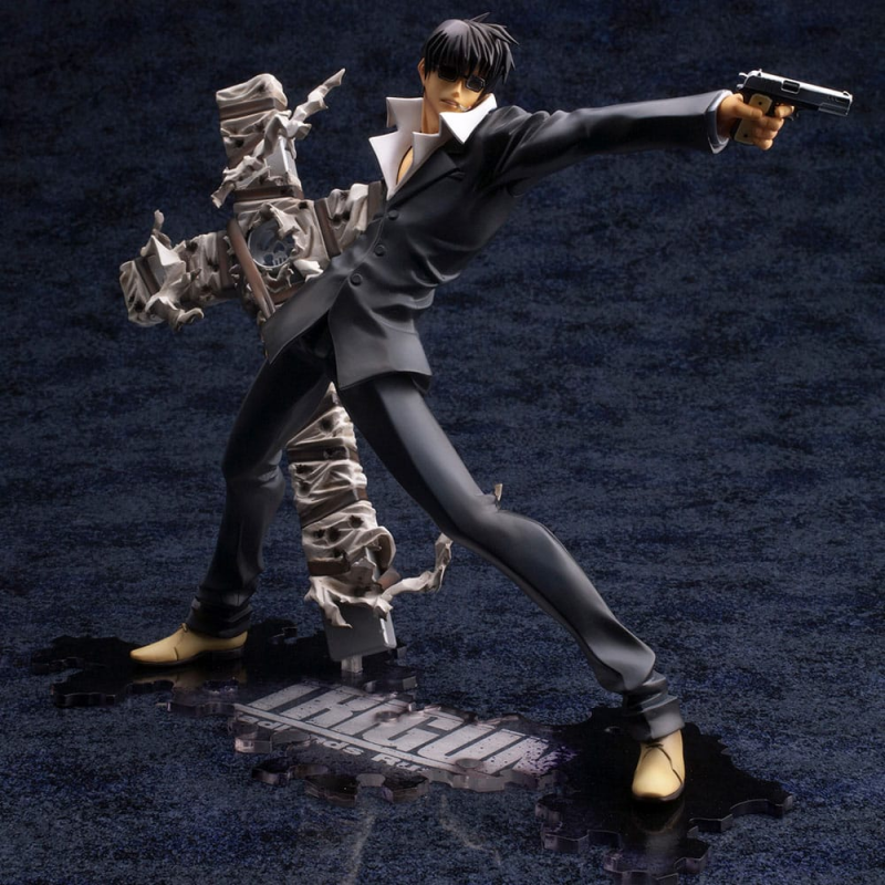 Trigun Badlands Rumble ARTFX J 1/8 Nicholas D. Wolfwood Renewal Package Version 20 cm