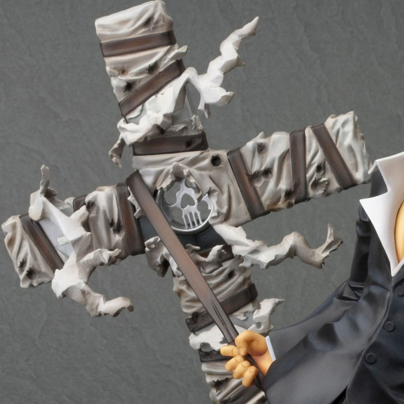 Trigun Badlands Rumble ARTFX J 1/8 Nicholas D. Wolfwood Renewal Package Version 20 cm