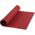 Papier imitation cuir, l: 50 cm, 350 g/m2, rouge, 1m