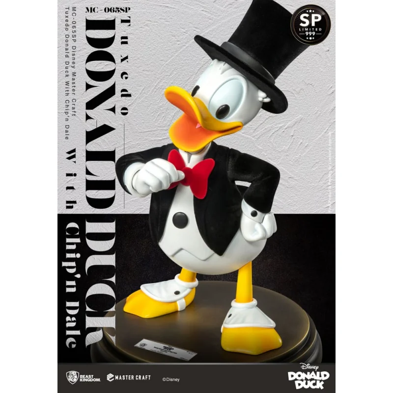 Disney 100th statuette Master Craft Tuxedo Donald Duck (Chip'n und Dale) 40 cm