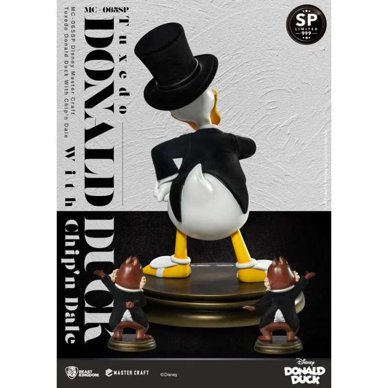 Disney 100th statuette Master Craft Tuxedo Donald Duck (Chip'n und Dale) 40 cm