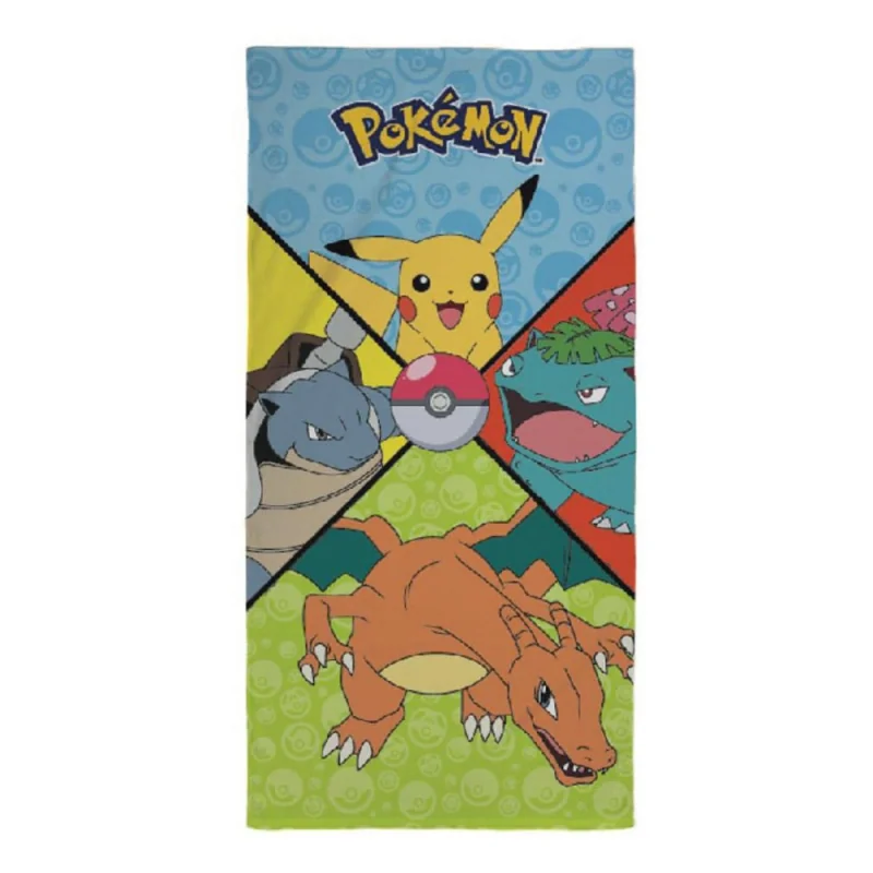 One Piece Premium serviette de bain Starter Pokemon 70 x 140 cm