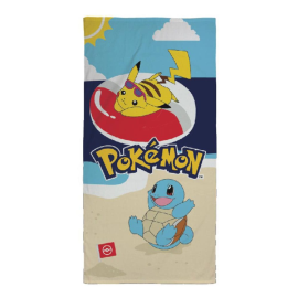 Pokemon serviette de bain Pikachu, Schiggy 70 x 140 cm