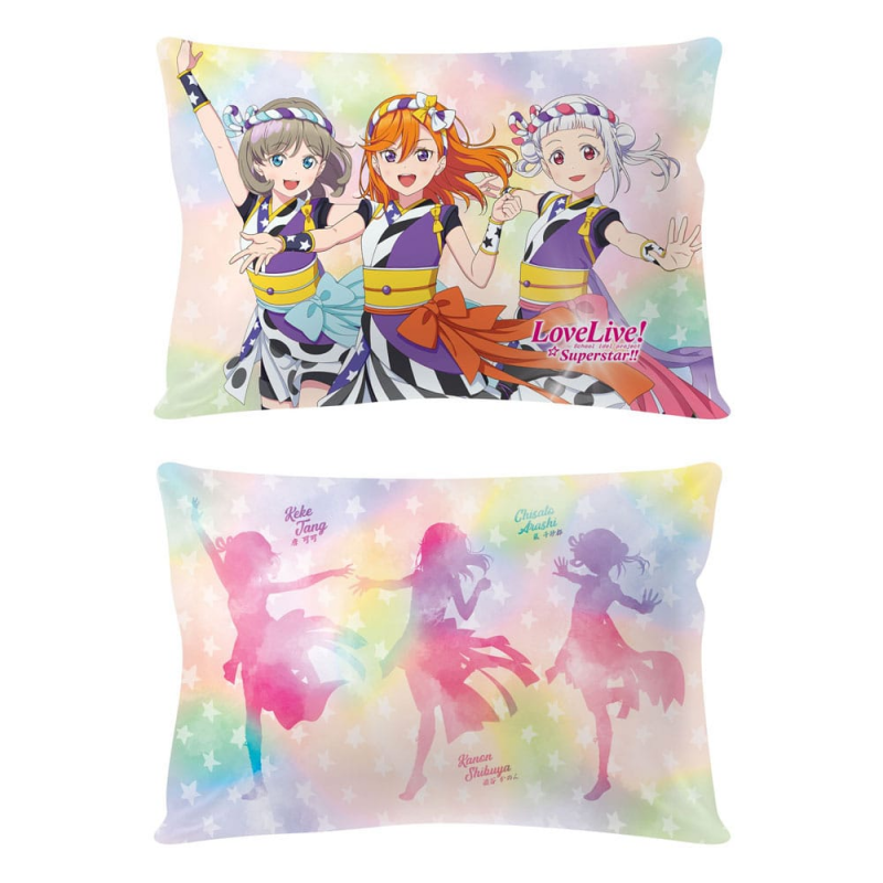 Love Live! Superstar!! oreiller Kissen Keke, Kanon, Chisato 50 x 35 cm