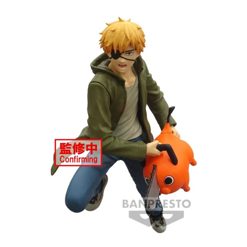 CHAINSAW MAN - Figurine Denji & Pochita Vibration Stars 14cm