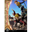 Seven Deadly Sins statuette Meliodas, Ban and King 55 cm