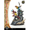 Seven Deadly Sins statuette Meliodas, Ban & King Deluxe BONUS Version 55 cm