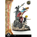 Seven Deadly Sins statuette Meliodas, Ban & King Deluxe BONUS Version 55 cm