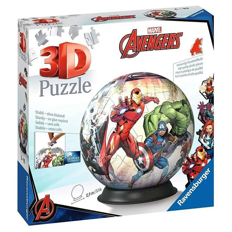 Puzzle 3D Ball 72 p - Marvel Avengers