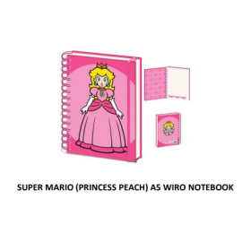 SUPER MARIO - Princesse Peach - Carnet de notes A5