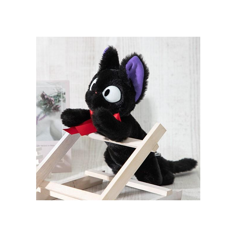 KIKI LA PETITE SORCIERE - Jiji Allongé - Peluche Nakayoshi 20x10x46cm