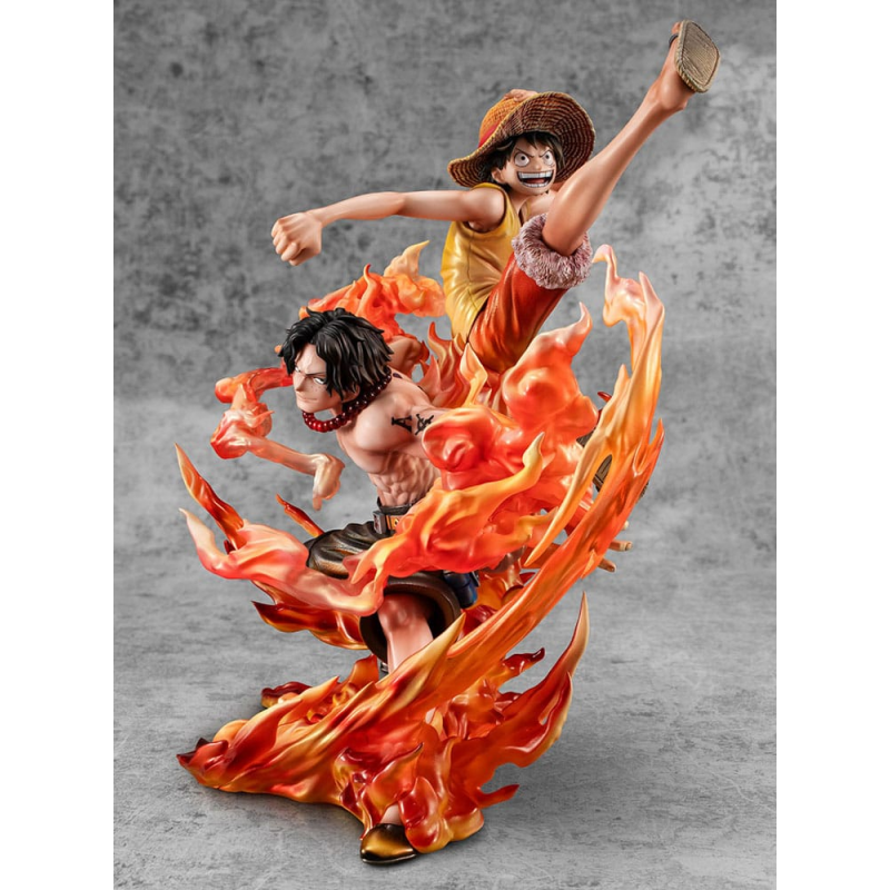 Megahouse One Piece - Luffy & Ace Bond between brothers 20th Limited Ver. P.O.P. NEO-Maximum 25 cm