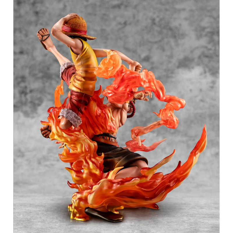MEHO716454 One Piece - Luffy & Ace Bond between brothers 20th Limited Ver. P.O.P. NEO-Maximum 25 cm