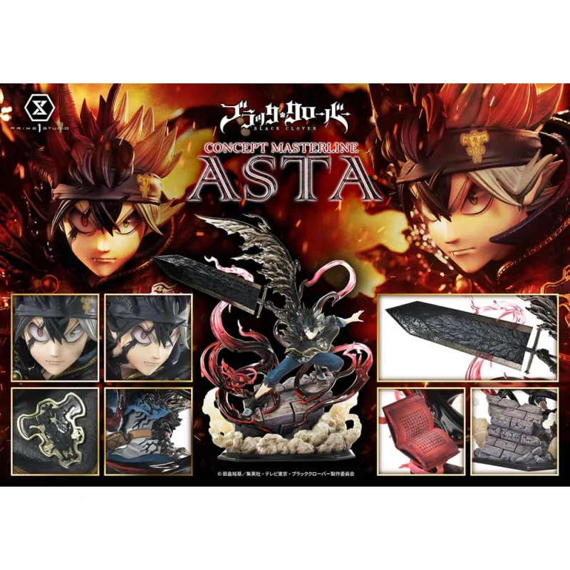 Black Clover Concept Masterline Series Asta Exclusive Ver. 50 cm - Prime 1 Studio