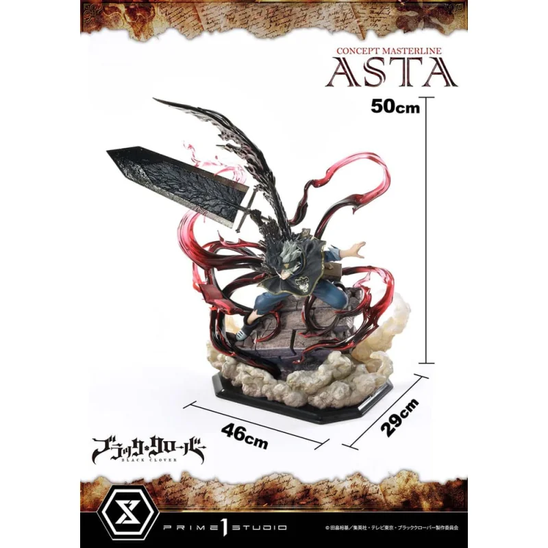 Black Clover Concept Masterline Series Asta Exclusive Ver. 50 cm - Prime 1 Studio