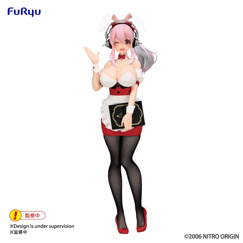 Super Sonico BiCute Bunnies Super Sonico Waitress Ver. 28 cm