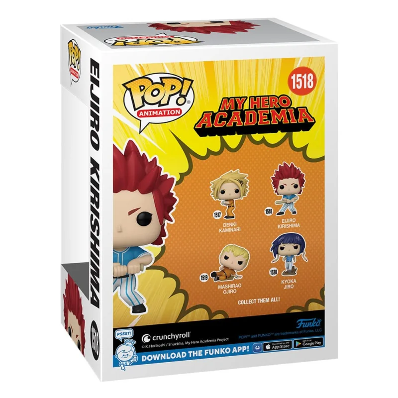 My Hero Academia - Hero League Baseball POP! Animation Vinyl figurine Kirishima 9 cm