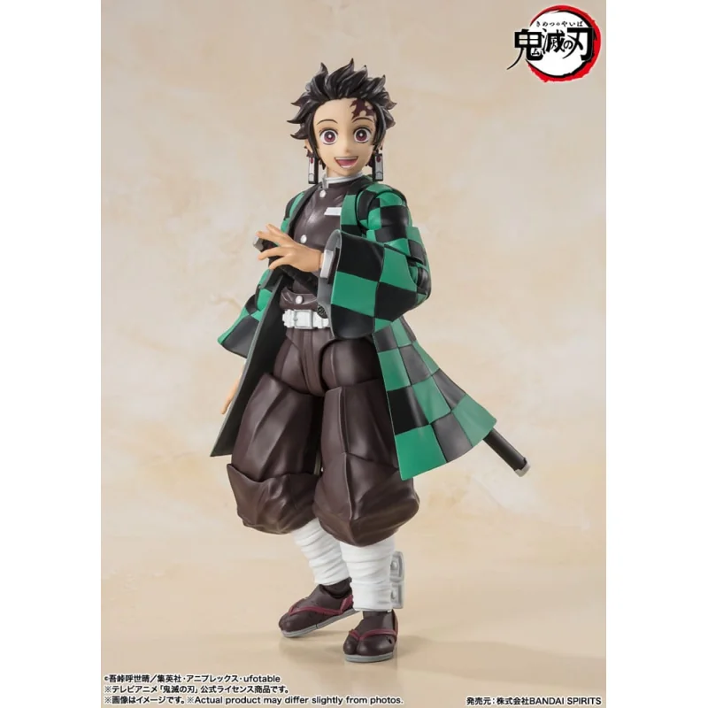 DEMON SLAYER - Tanjiro Kamado - Figurine S.H. Figuarts 14cm