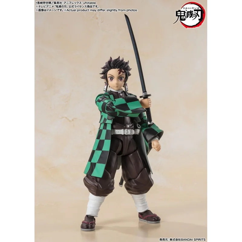 DEMON SLAYER - Tanjiro Kamado - Figurine S.H. Figuarts 14cm