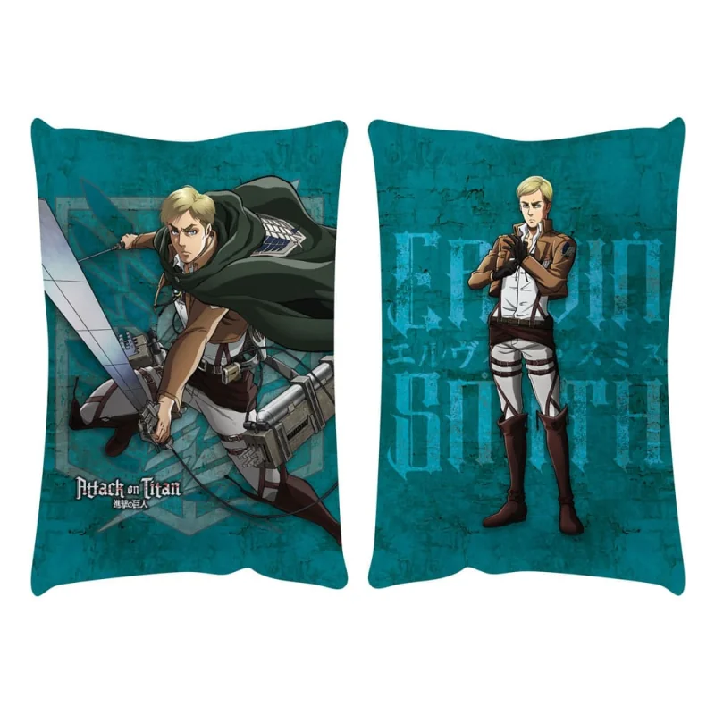 Attack on Titan oreiller Erwin Smith 50 x 35 cm