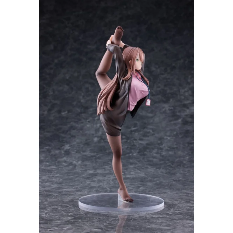 Original Character statuette PVC 1/4 OL-chan Who Doesn't Want to Go to Work Pink Ver. 26 cm